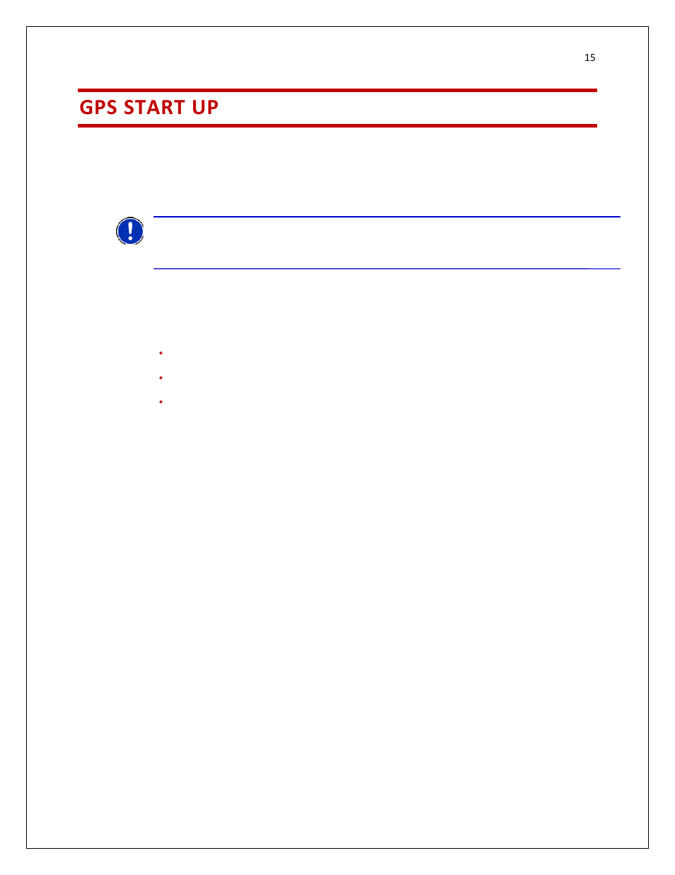Gps start up, Gps navigator | RightWay SPOTTER RW-500 User Manual | Page 15 / 63