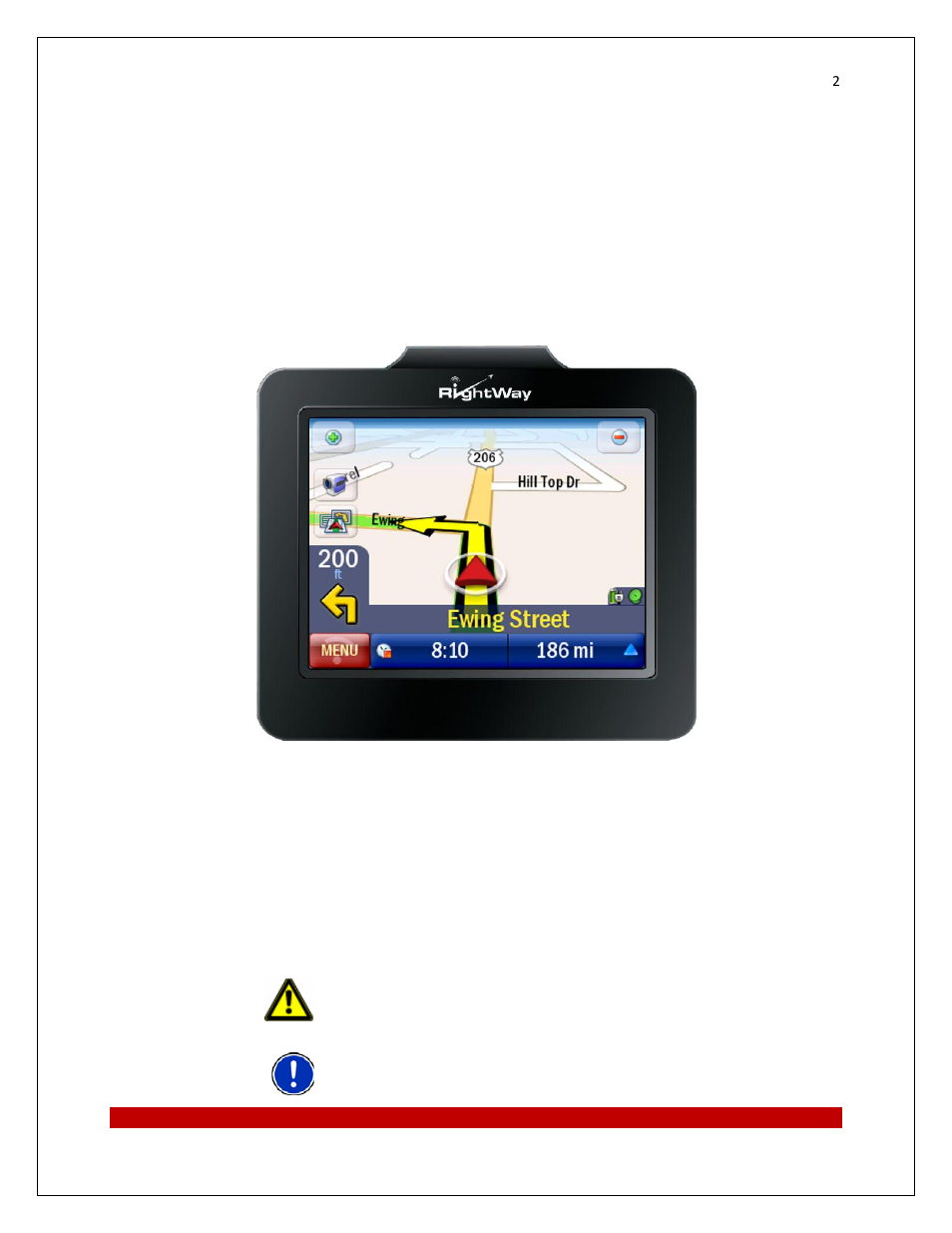 Welcome | RightWay GPS Navigator RW 200 User Manual | Page 2 / 73