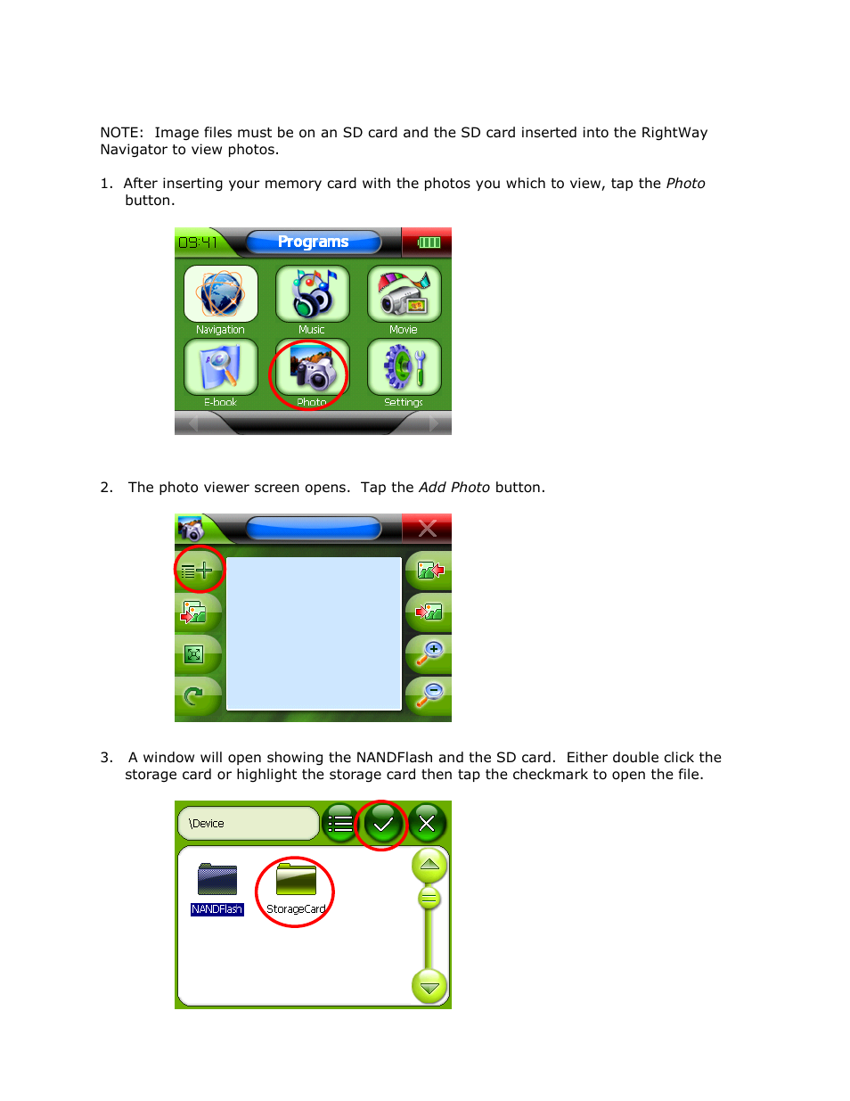Photo viewer | RightWay GPS Navigator RW 355 User Manual | Page 101 / 120