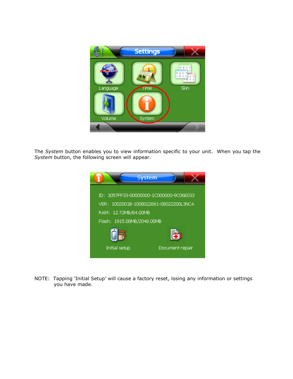 System | RightWay GPS Navigator RW 355 User Manual | Page 113 / 120