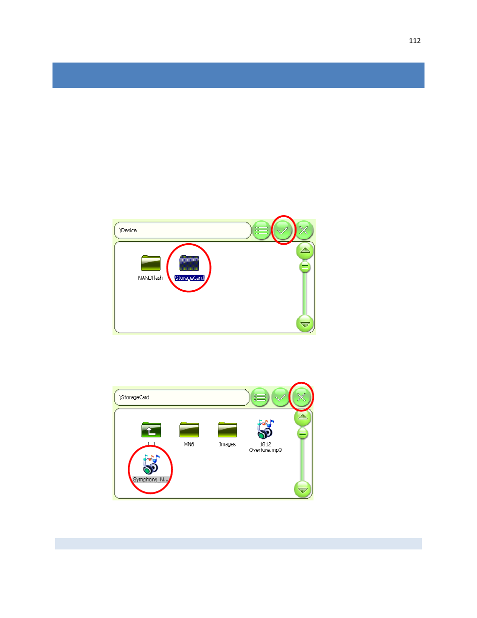 Music player | RightWay GPS Navigator RW 430 User Manual | Page 112 / 143