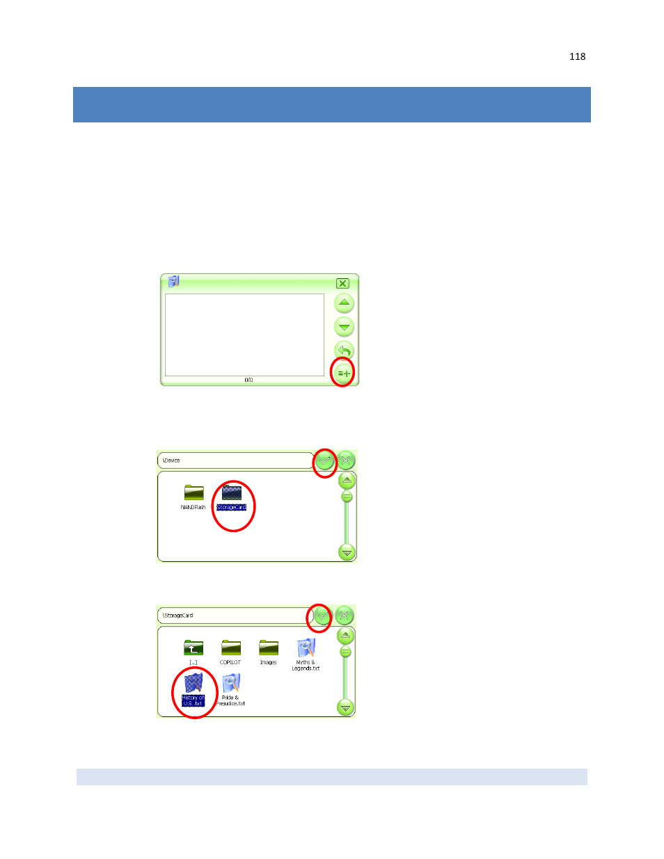 E-book reader | RightWay GPS Navigator RW 430 User Manual | Page 118 / 143