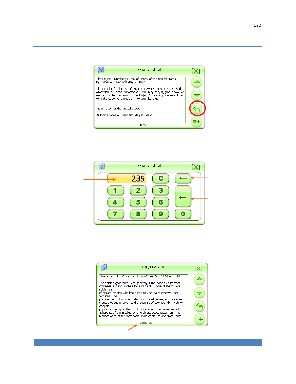 Using the jump button | RightWay GPS Navigator RW 430 User Manual | Page 120 / 143