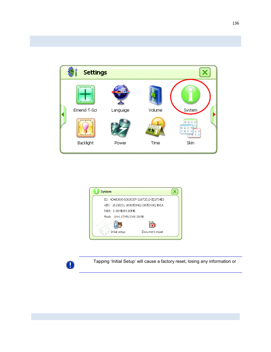 System | RightWay GPS Navigator RW 430 User Manual | Page 136 / 143
