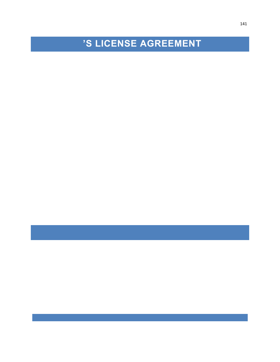 End user’s license agreement, Fcc part 15 compliance statement, End user ’s license agreement | RightWay GPS Navigator RW 430 User Manual | Page 141 / 143