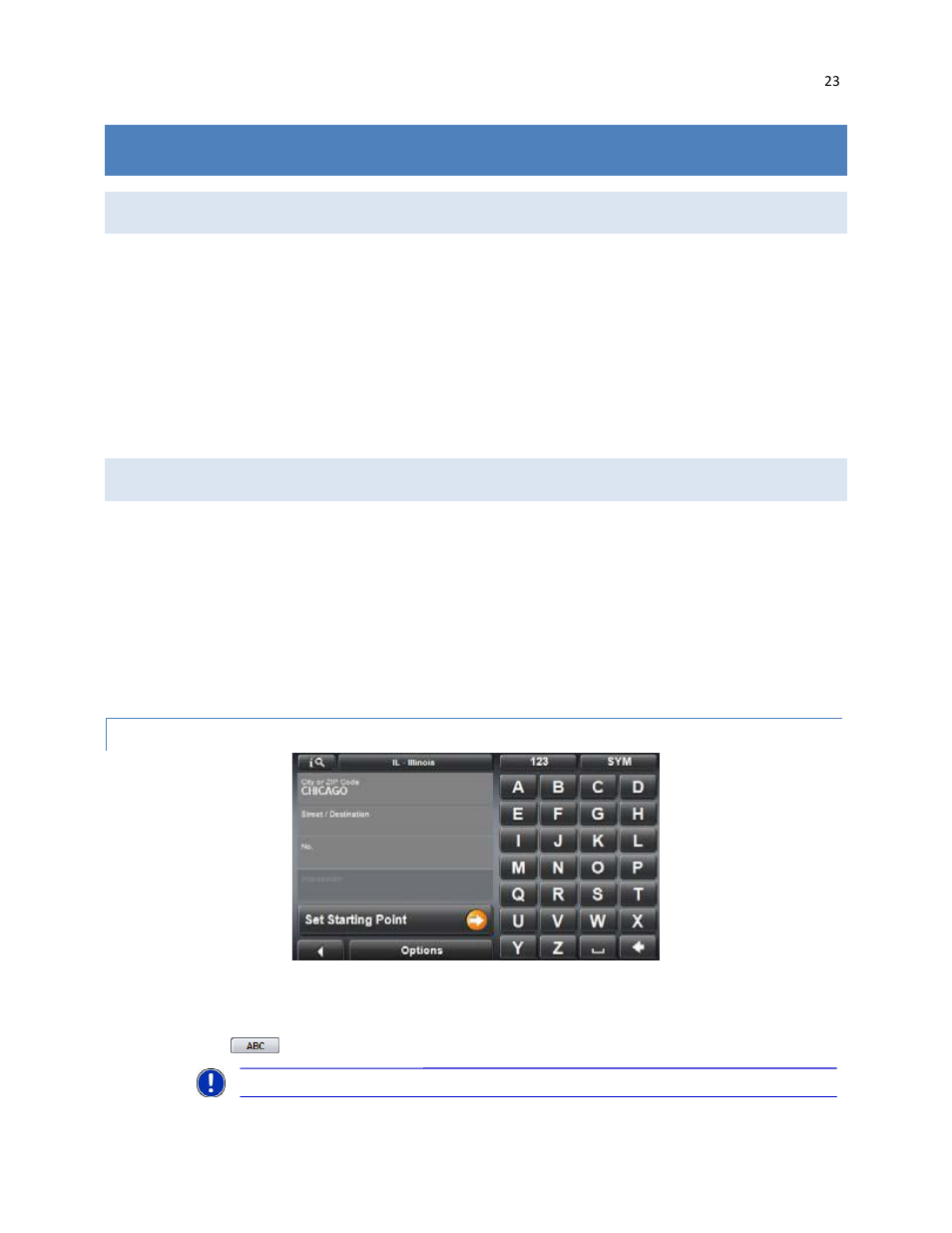 Entering information, Menus, Software keyboards | RightWay GPS Navigator RW 430 User Manual | Page 23 / 143