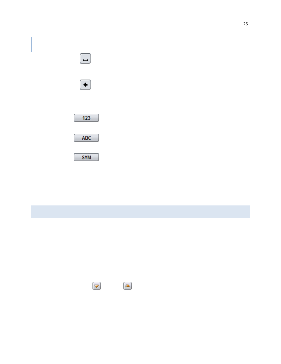Using predictive text, Special key | RightWay GPS Navigator RW 430 User Manual | Page 25 / 143