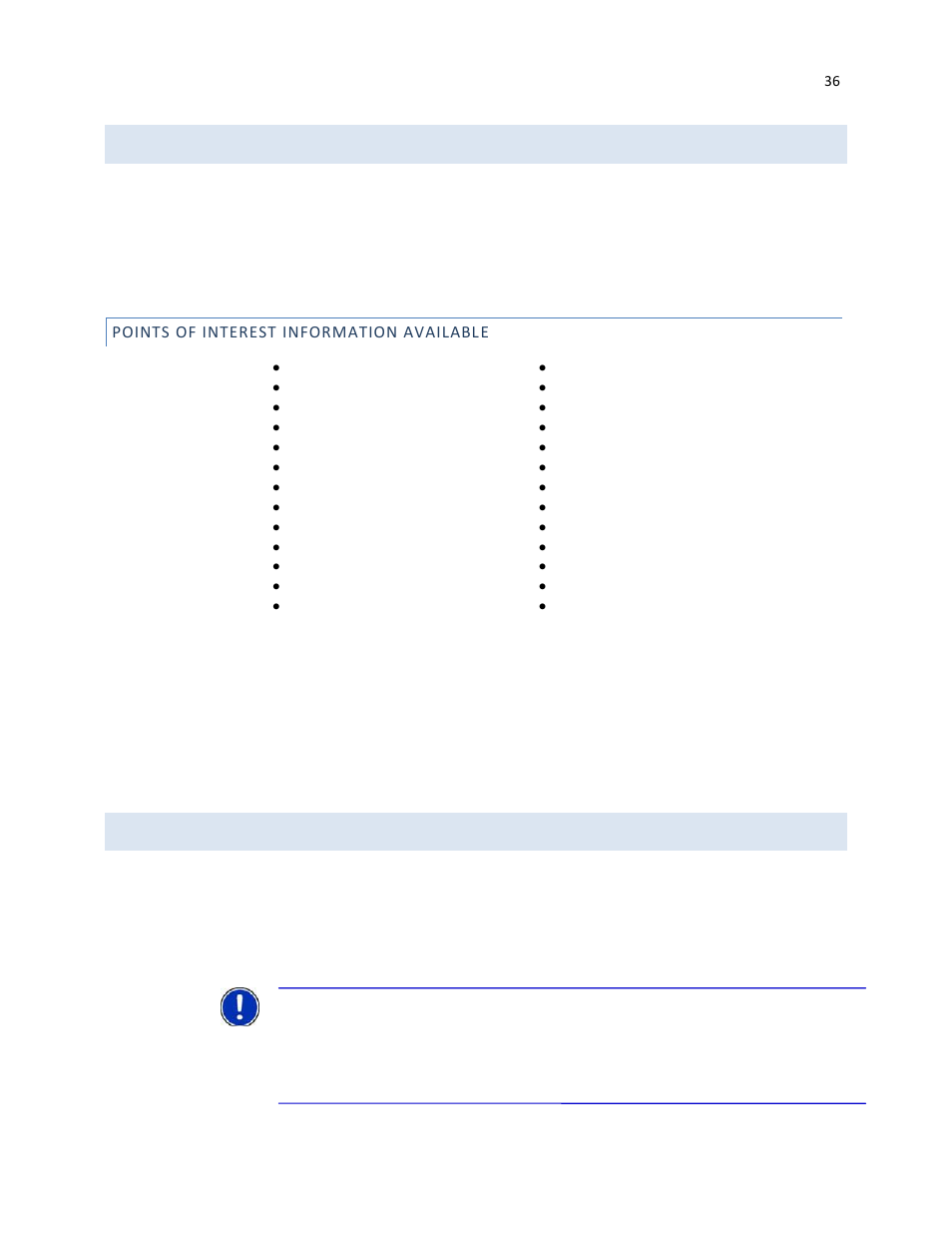 Selecting a point of interest (poi), Search for poi | RightWay GPS Navigator RW 430 User Manual | Page 36 / 143