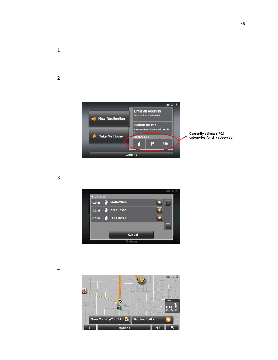 RightWay GPS Navigator RW 430 User Manual | Page 45 / 143