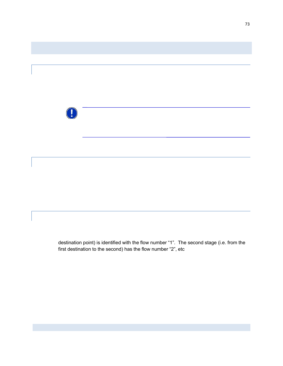 General routing information, Starting point, Route points | Flow numbers | RightWay GPS Navigator RW 430 User Manual | Page 73 / 143