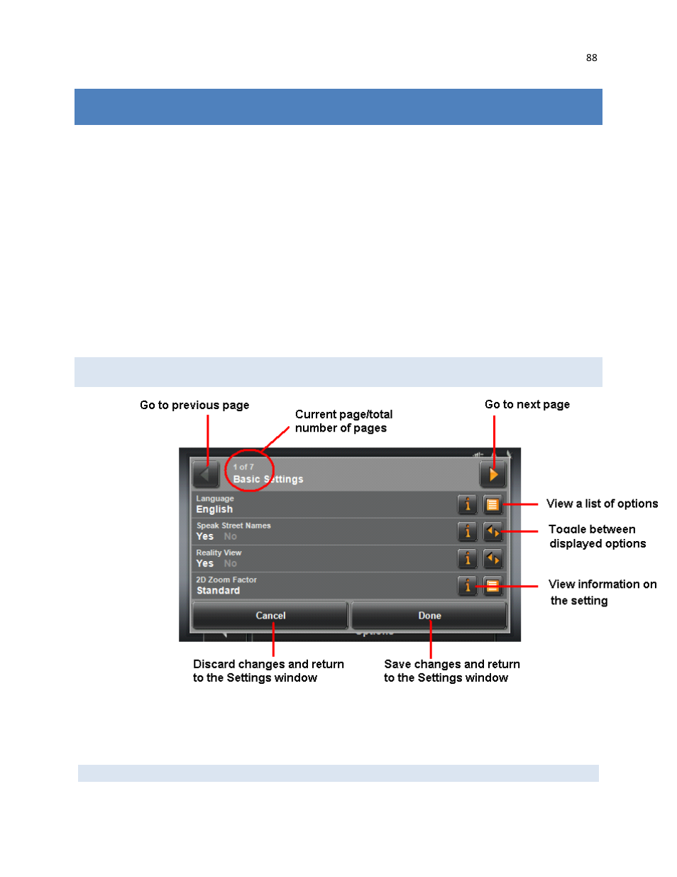 Customizing your unit | RightWay GPS Navigator RW 430 User Manual | Page 88 / 143