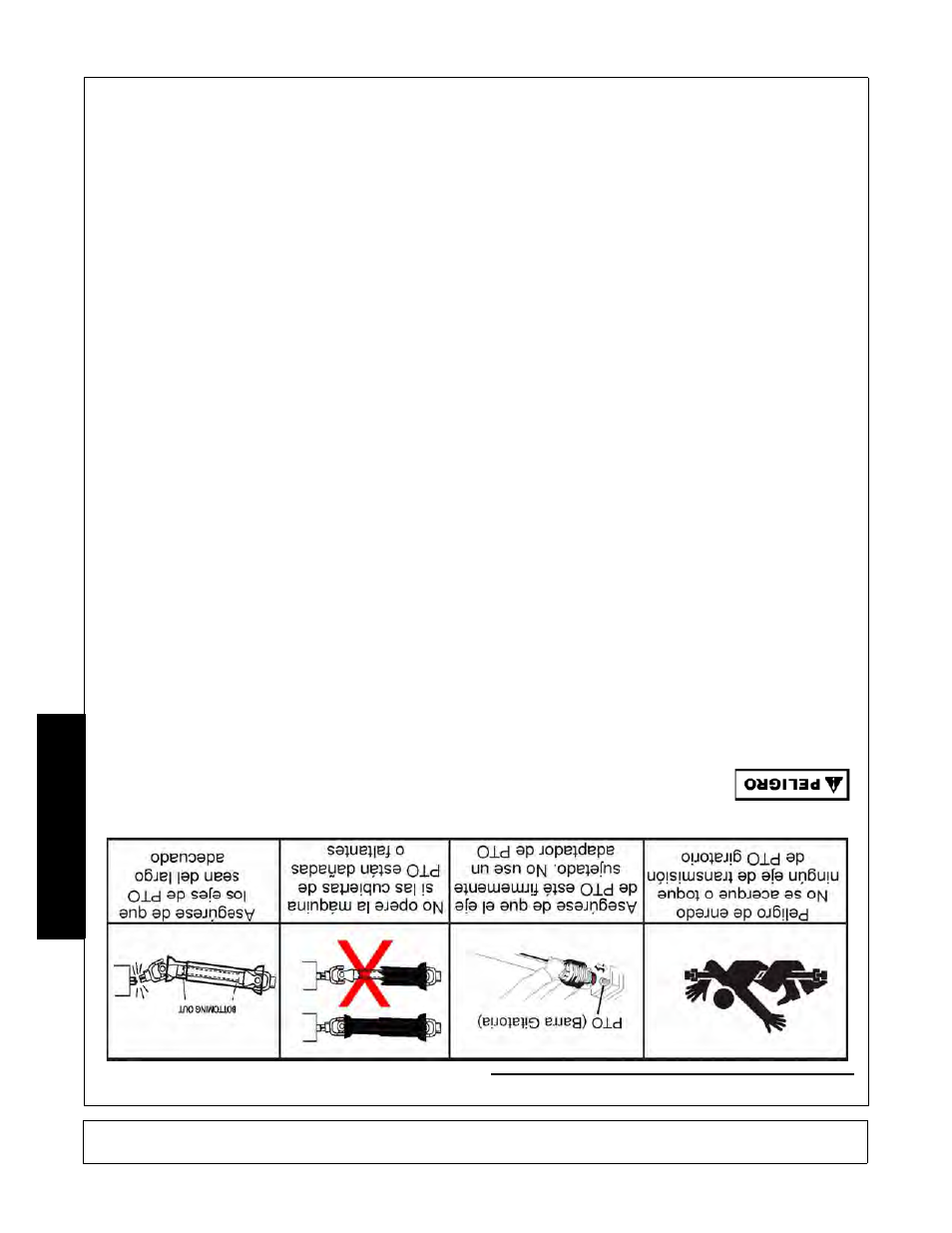 Seguridad, Riesgo de enredo por el pto | Rhino Mounts 148 User Manual | Page 164 / 178