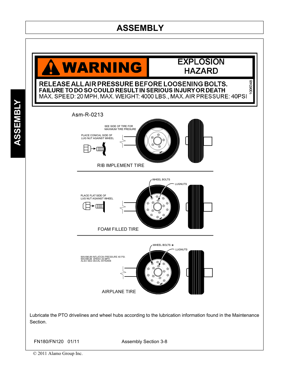 Assembly, Assembl y | Rhino Mounts FN120 User Manual | Page 100 / 194