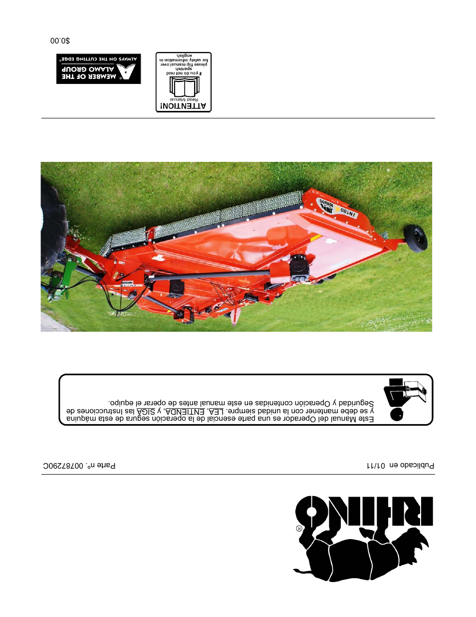 Manual de operador, Rhino | Rhino Mounts FN120 User Manual | Page 194 / 194