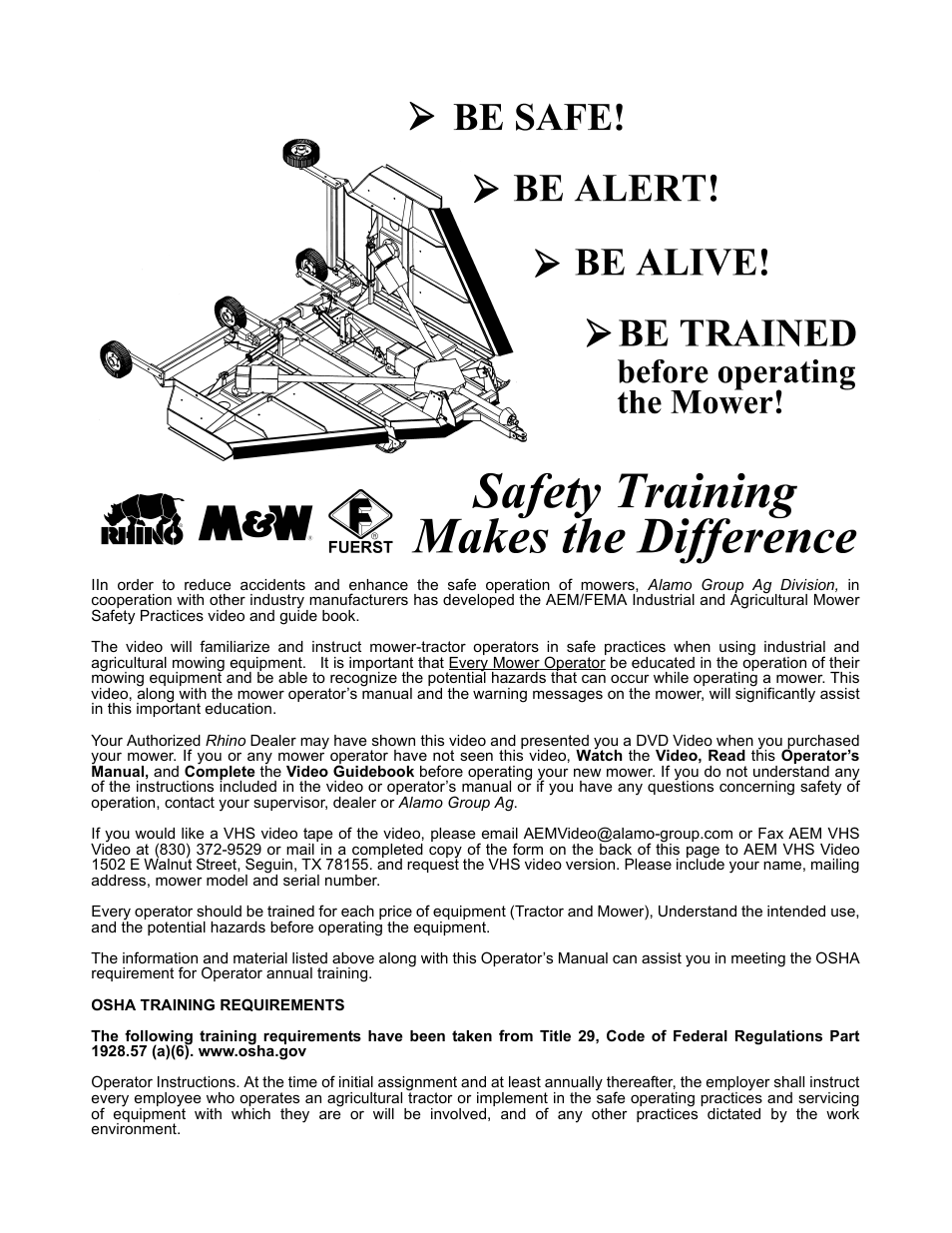 Rhino Mounts FN120 User Manual | Page 3 / 194