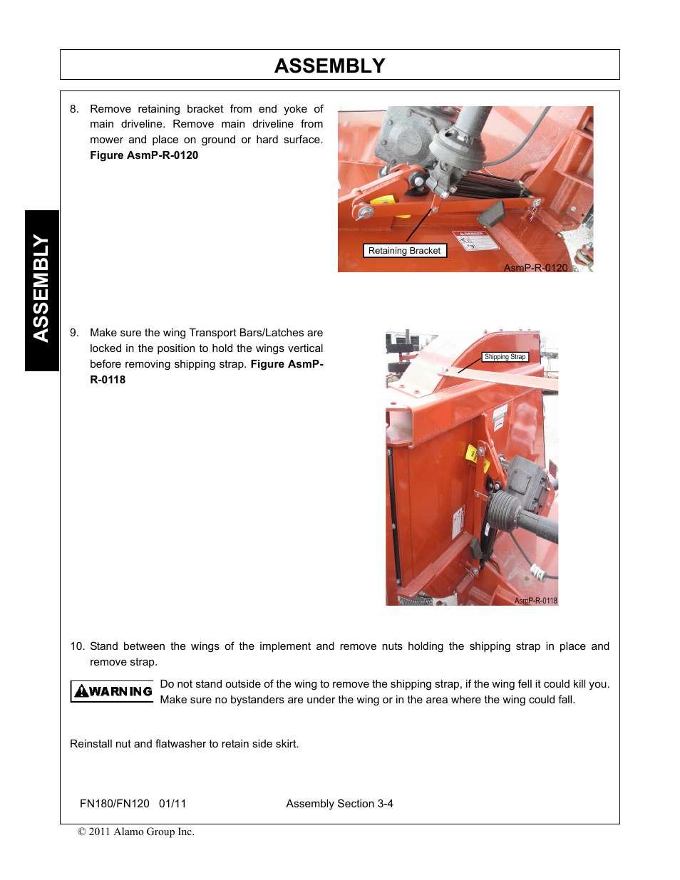 Assembly, Assembl y | Rhino Mounts FN120 User Manual | Page 96 / 194