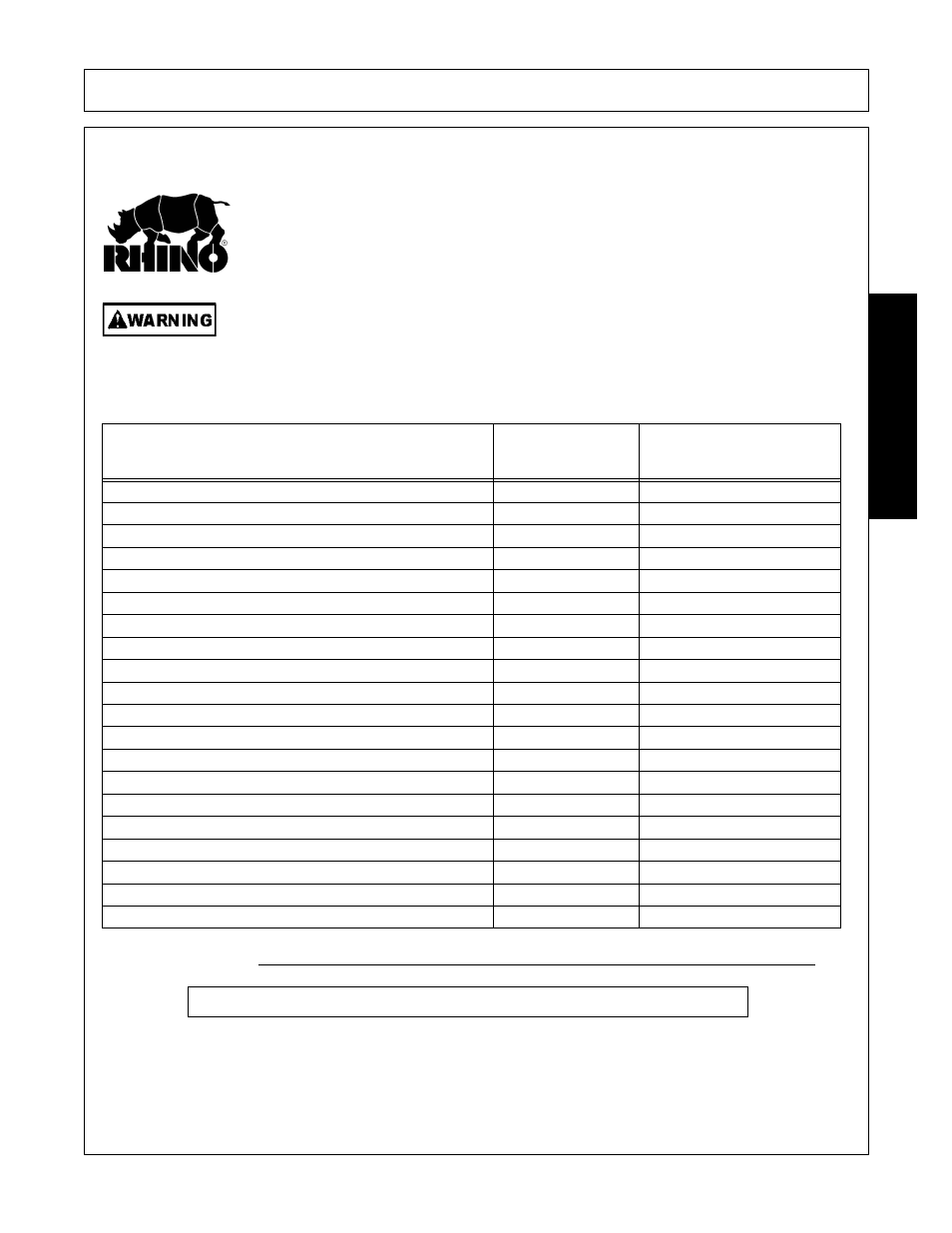 Operation, Opera t ion, Tractor pre-operation inspection | Do not operate an unsafe tractor or mower | Rhino Mounts SE42 User Manual | Page 103 / 138