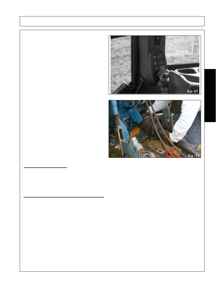 1 tire and wheels, 2 transporting on public roadways, Operation | Opera t ion | Rhino Mounts SE42 User Manual | Page 119 / 138