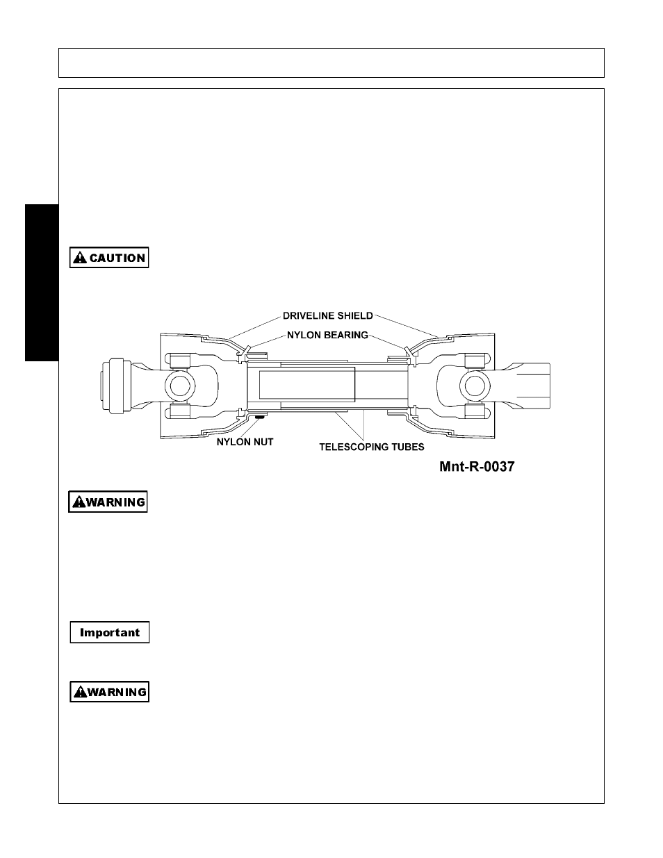 Blade servicing, Blade servicing -4, Maintenance | Rhino Mounts SE42 User Manual | Page 128 / 138