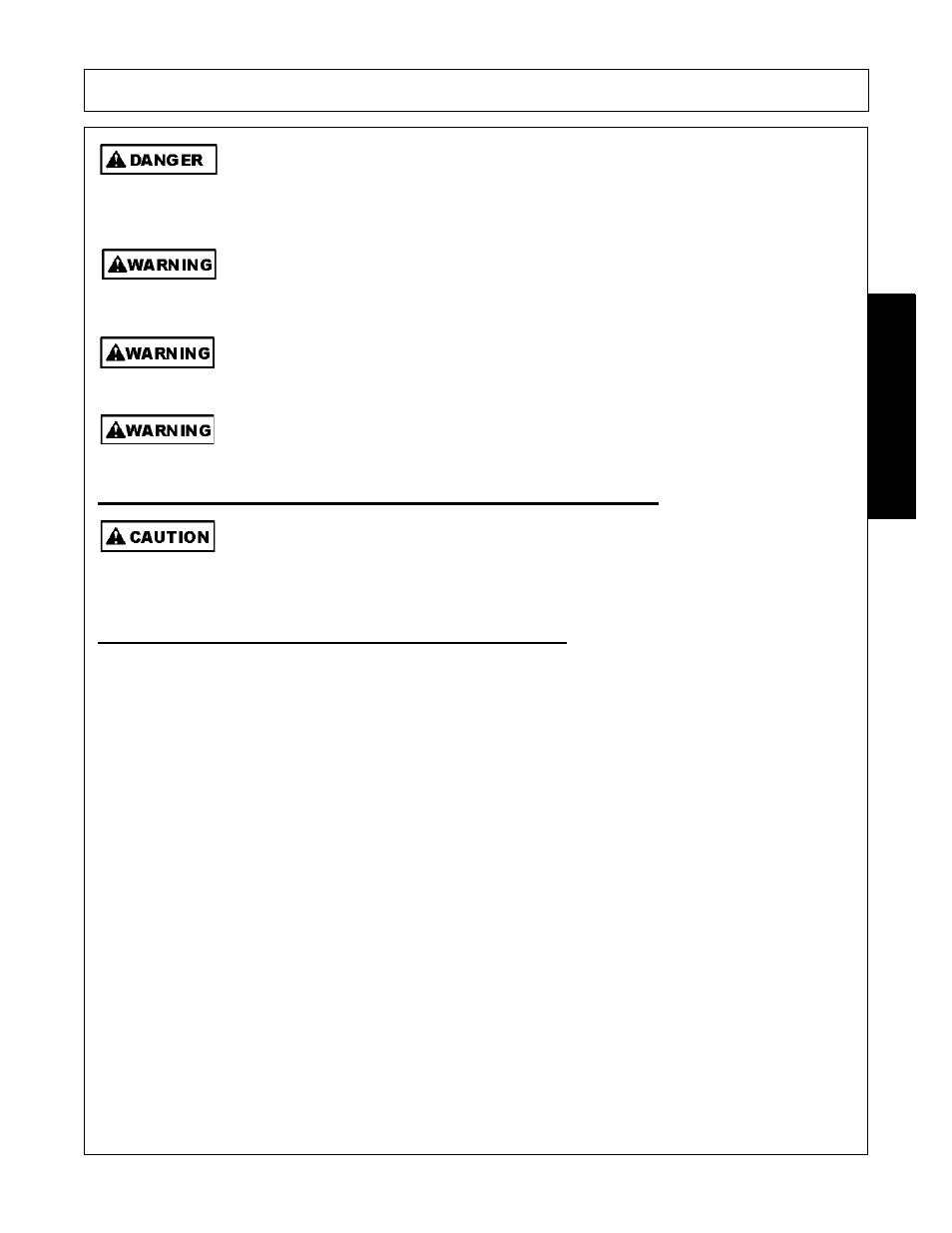 Concluding safety instructions and practices, Safety | Rhino Mounts SE42 User Manual | Page 21 / 138