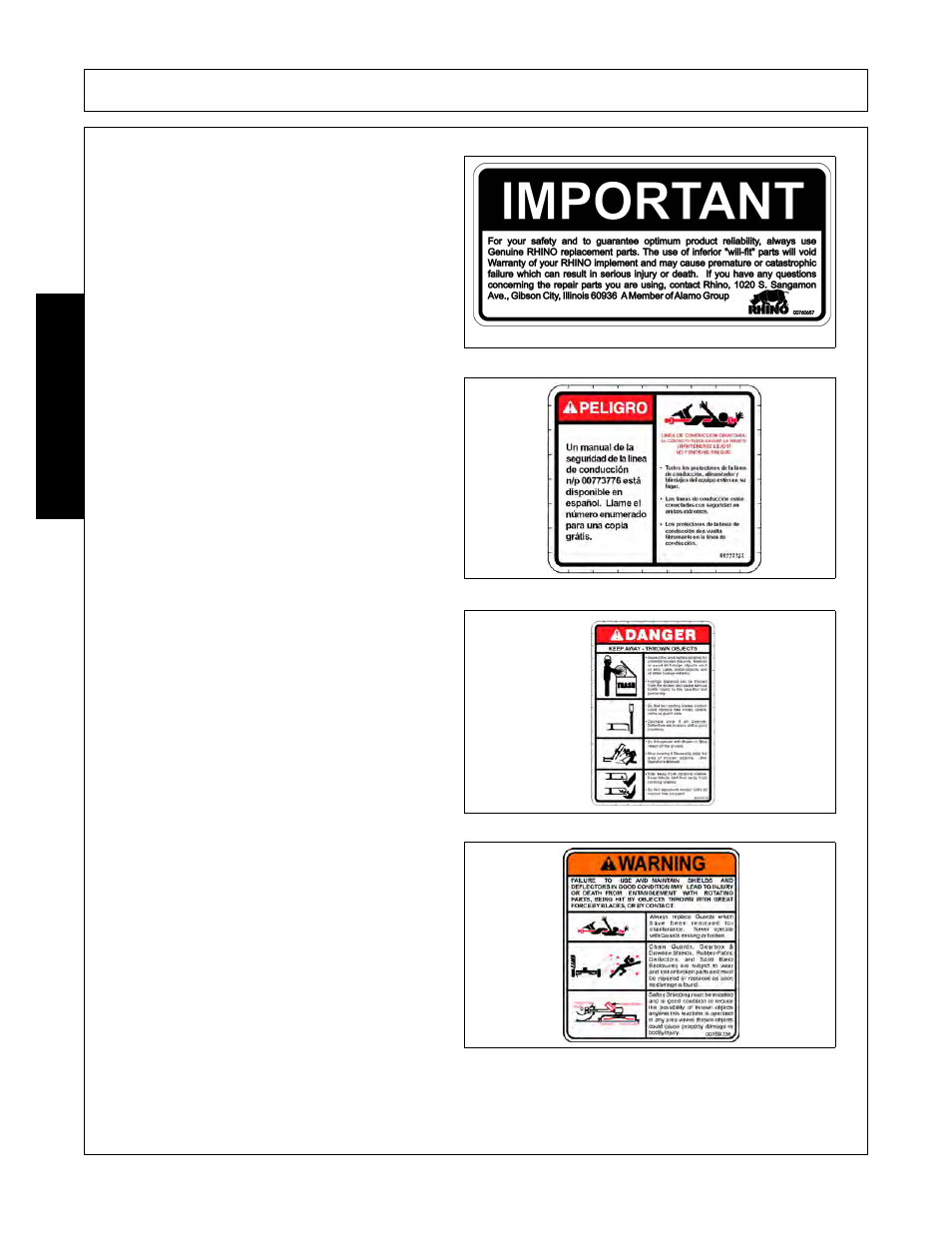 Safety | Rhino Mounts SE42 User Manual | Page 26 / 138