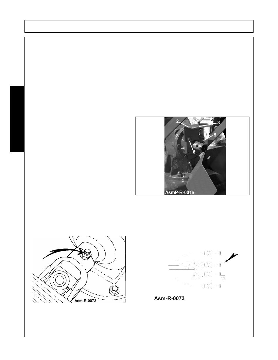 Dealer set-up instructions, Position on flat surface, Apply light oil to gear box input shaft | Shield assembly, Shear bolt or slip clutch driveline installation, Assembly, Assembl y | Rhino Mounts SE42 User Manual | Page 80 / 138