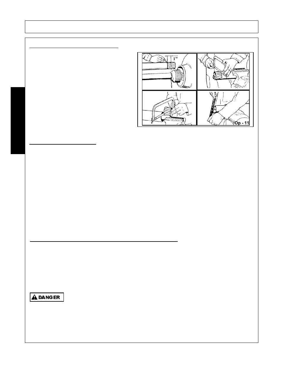 Pre-operation inspection and service, Pre-operation inspection and service -14, Operation | Opera t ion | Rhino Mounts SE42 User Manual | Page 96 / 138