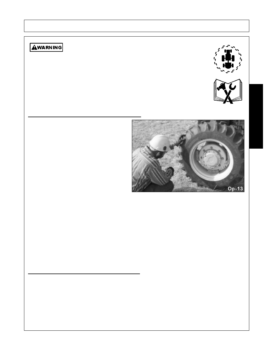 1 tractor pre-operation inspection/service, 2 mower pre-operation inspection/service, Operation | Opera t ion | Rhino Mounts SE42 User Manual | Page 97 / 138