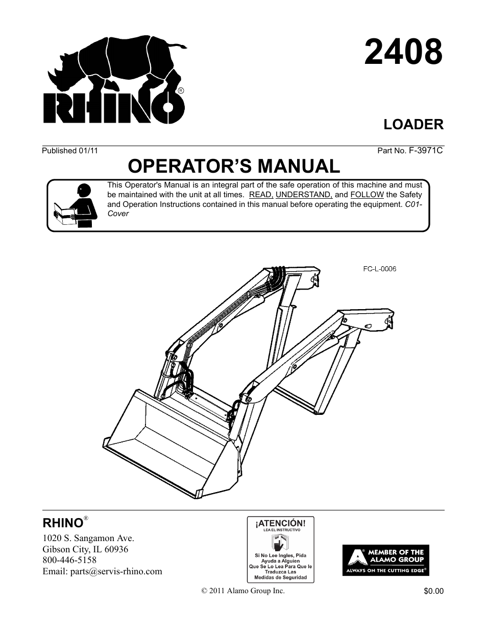 Rhino Mounts 2408 User Manual | 106 pages