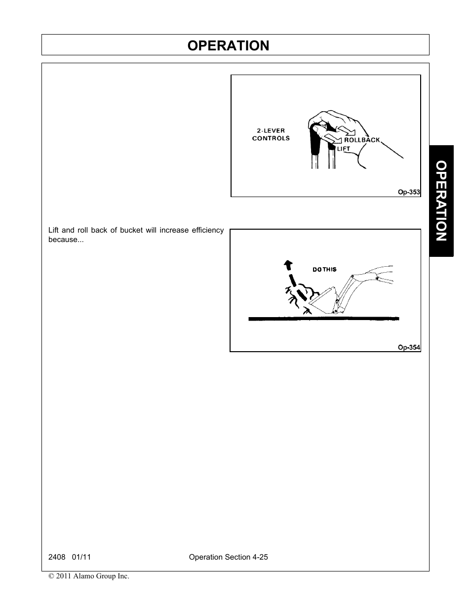 Operation, Opera t ion | Rhino Mounts 2408 User Manual | Page 71 / 106