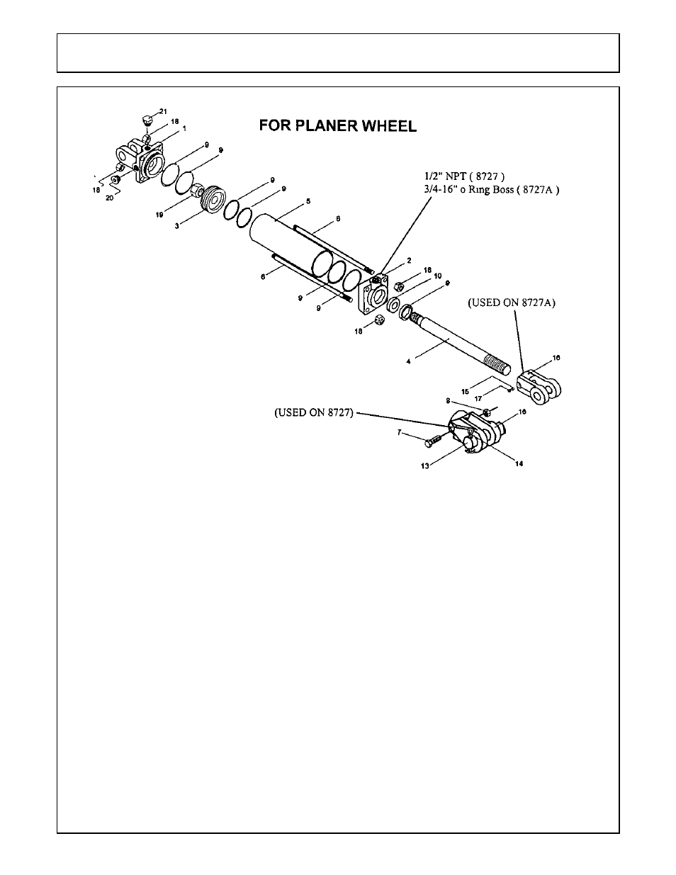 Cylinder - hydraulic | Rhino Mounts 697P User Manual | Page 16 / 37