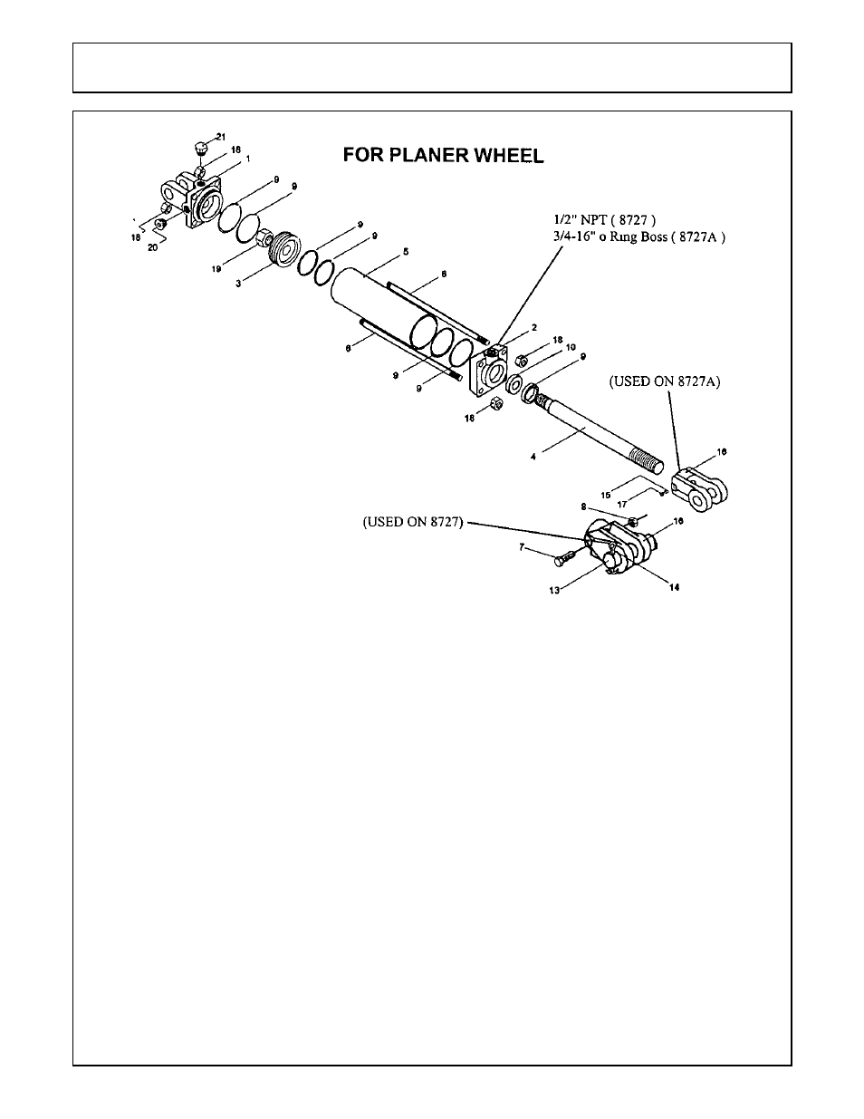 Cylinder - hydraulic | Rhino Mounts 697P User Manual | Page 17 / 37