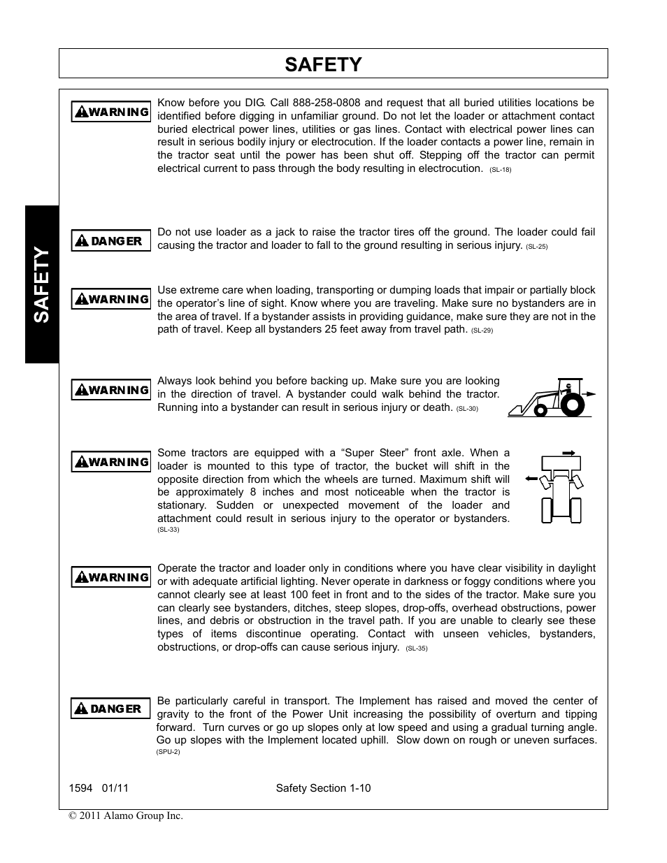 Safety | Rhino Mounts 1594 User Manual | Page 14 / 102
