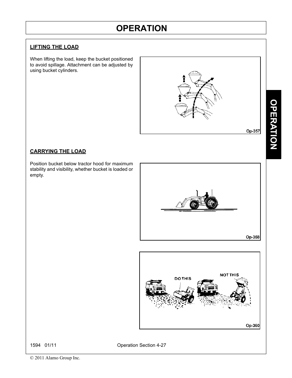 Operation, Opera t ion | Rhino Mounts 1594 User Manual | Page 71 / 102