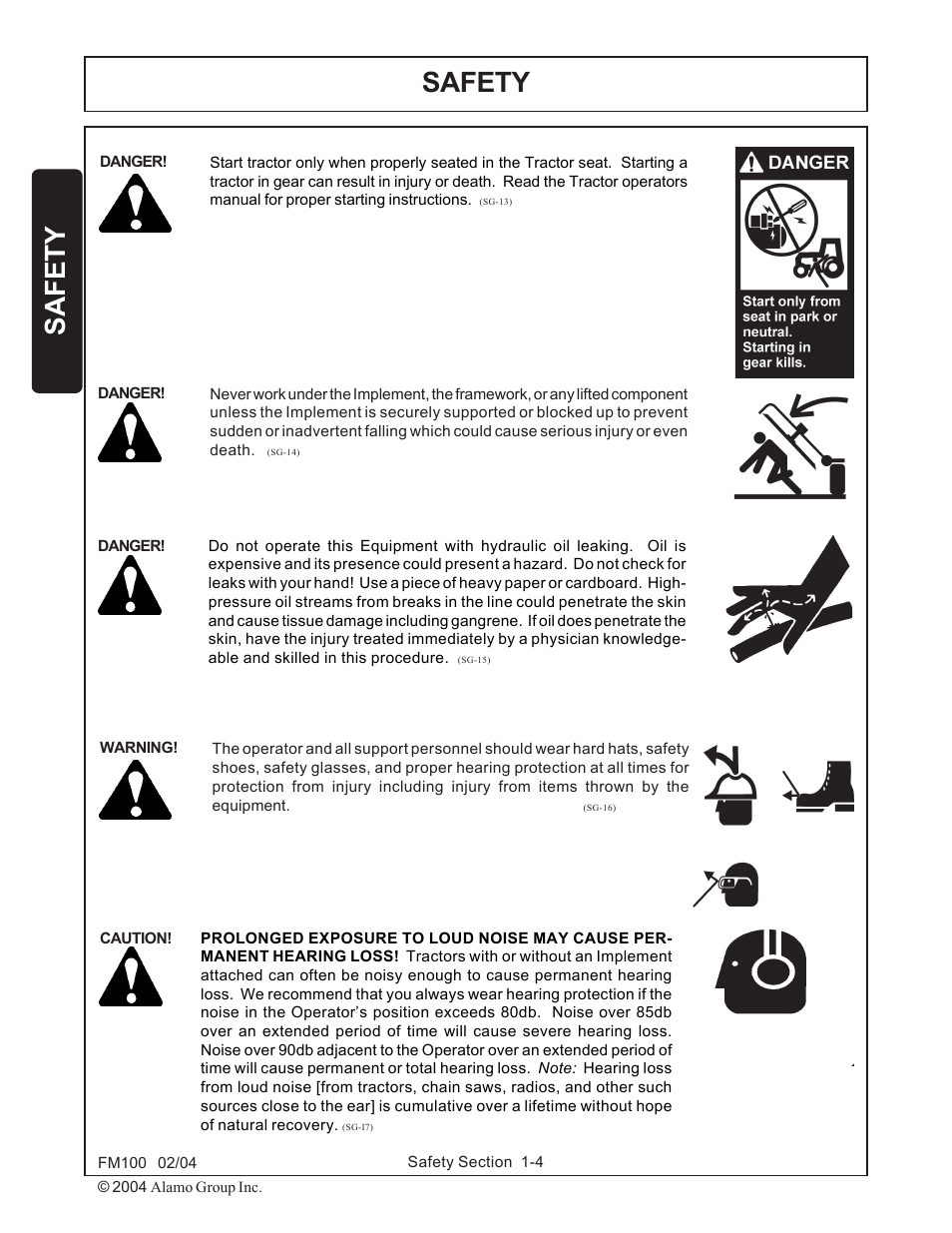 Safety | Rhino Mounts FM100 User Manual | Page 10 / 100