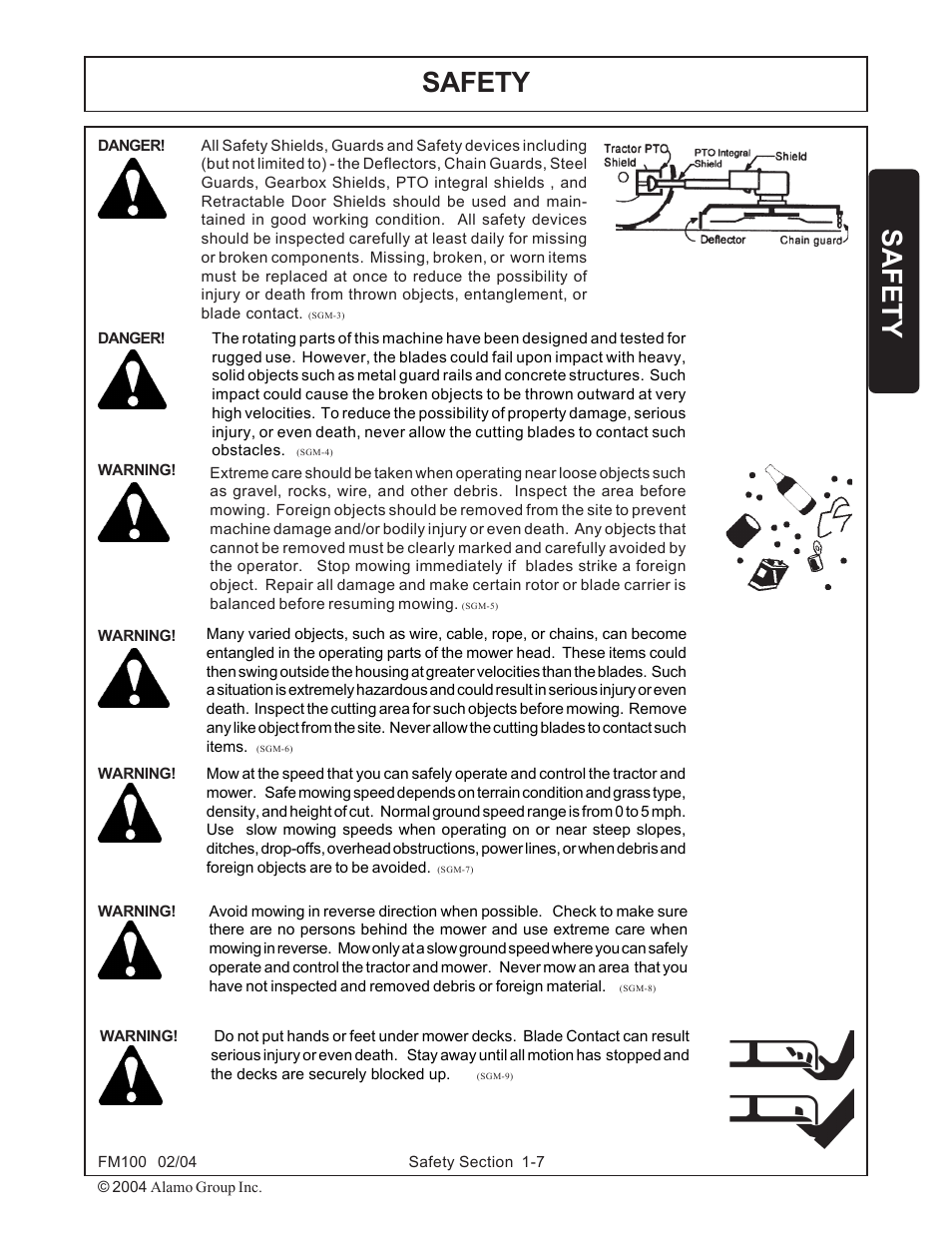 Safety | Rhino Mounts FM100 User Manual | Page 13 / 100