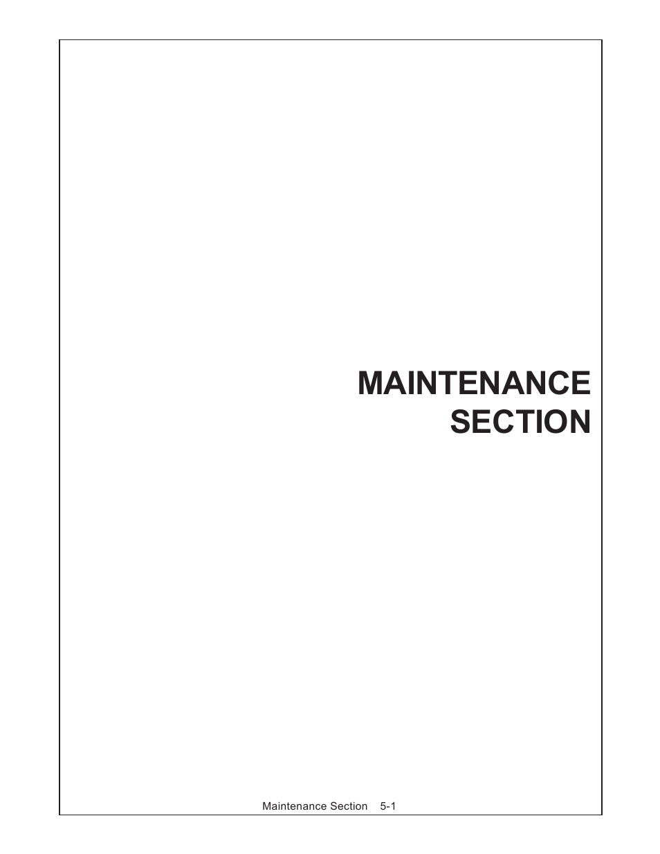 Maintenance section -1 | Rhino Mounts FM100 User Manual | Page 83 / 100