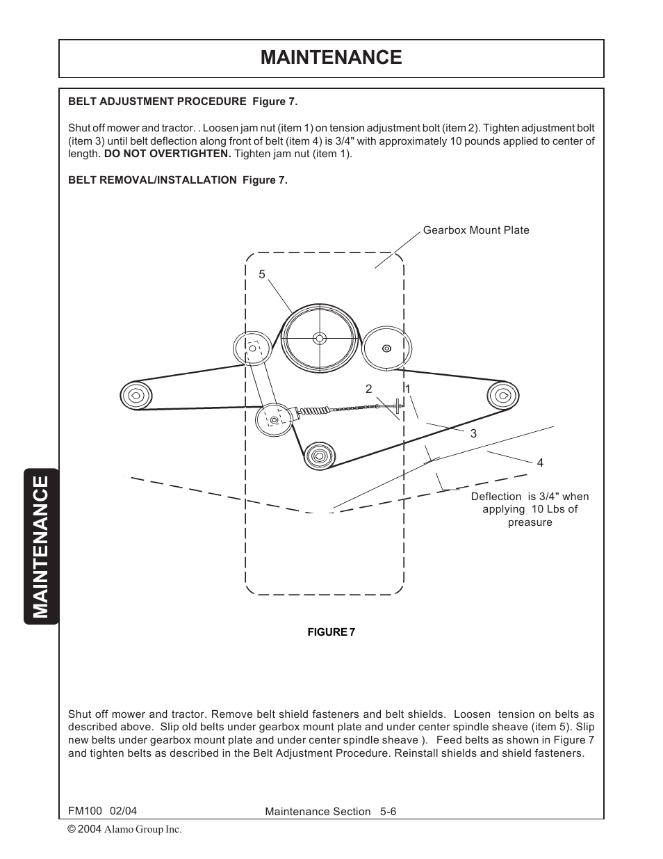 Maintenance | Rhino Mounts FM100 User Manual | Page 88 / 100