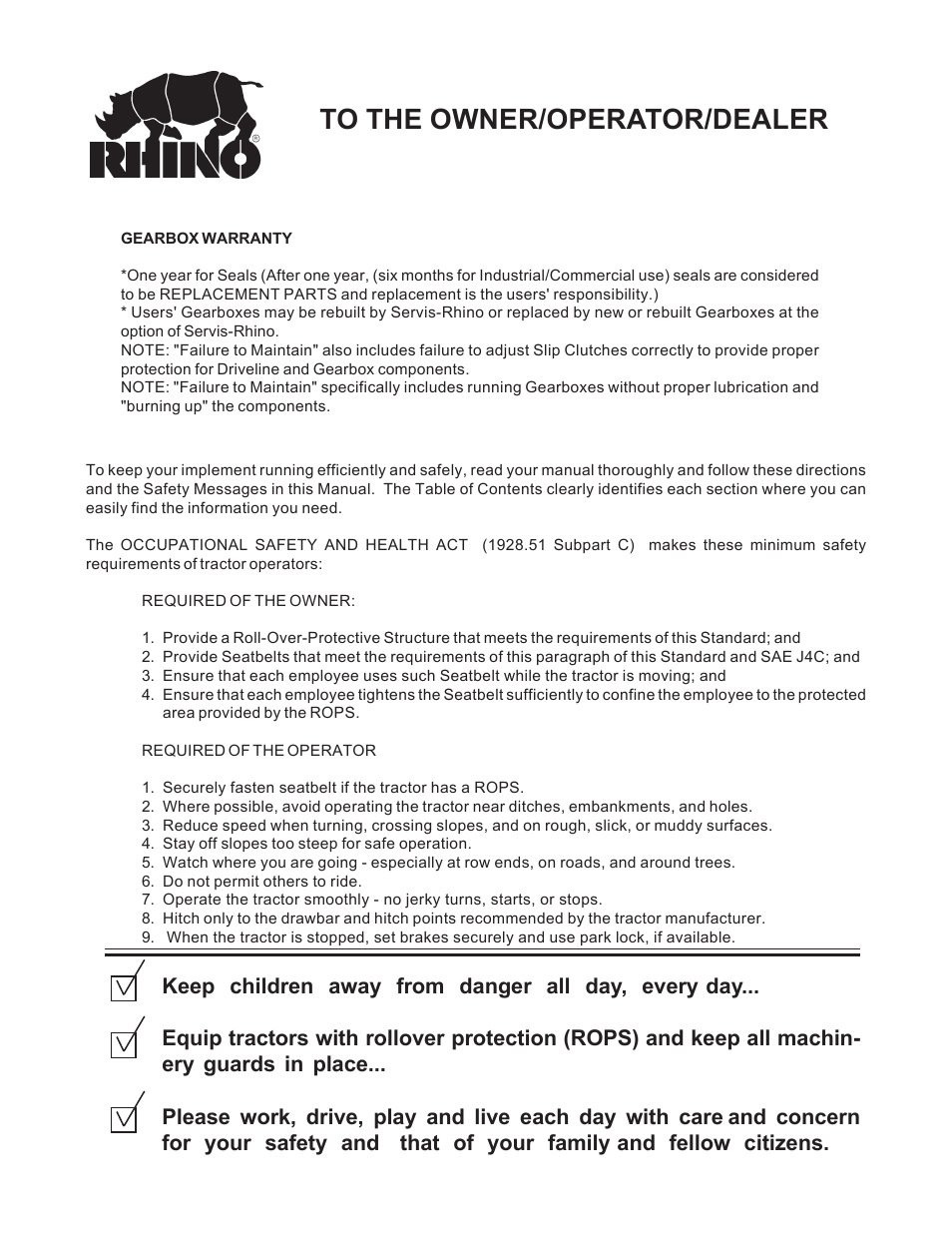 Rhino Mounts FM100 User Manual | Page 93 / 100