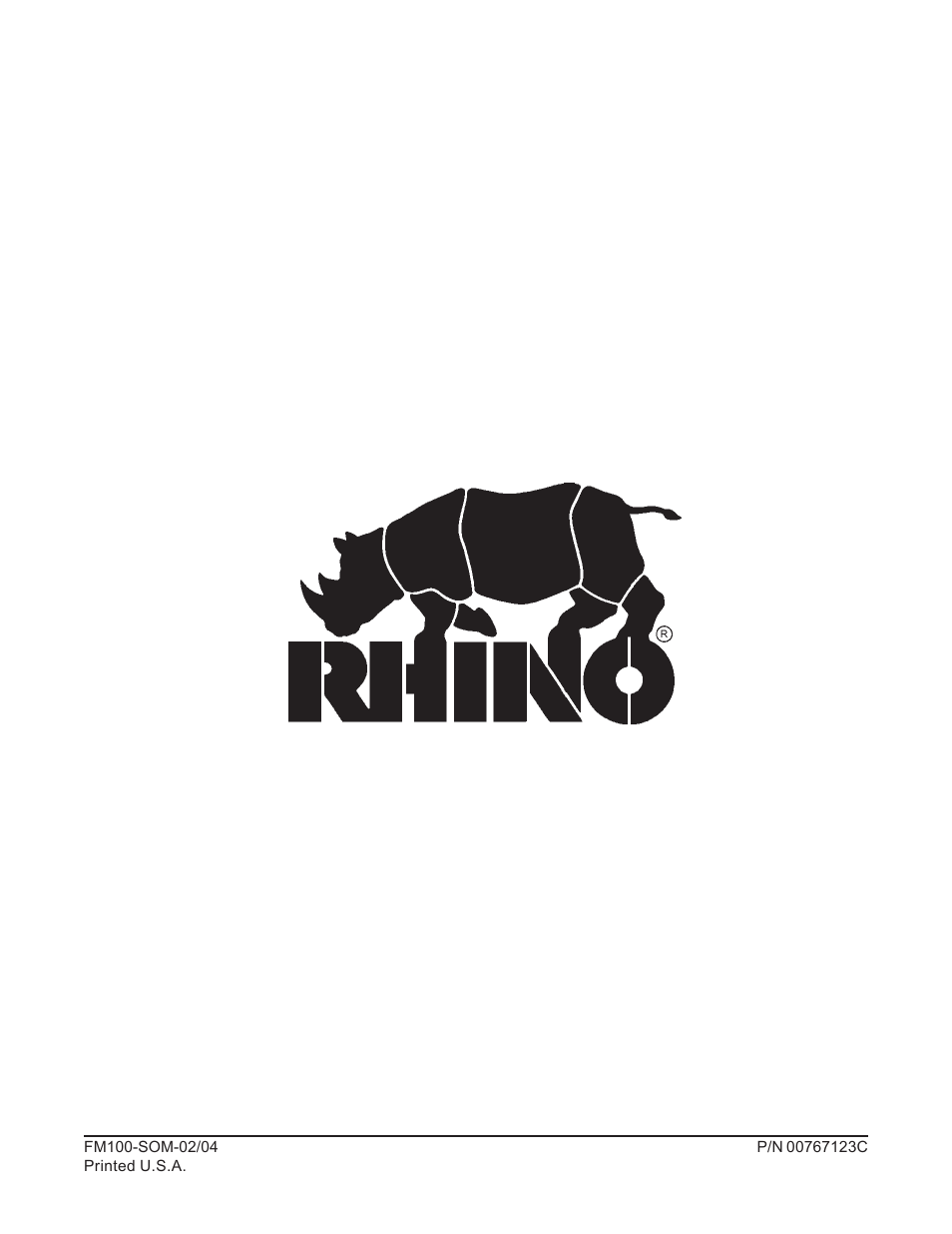 Rhino Mounts FM100 User Manual | Page 94 / 100