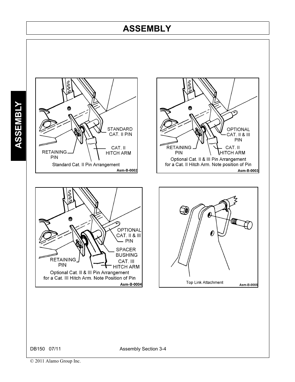 Assembly, Assembl y | Rhino Mounts BOOM ARM MOWER DB150 User Manual | Page 100 / 196