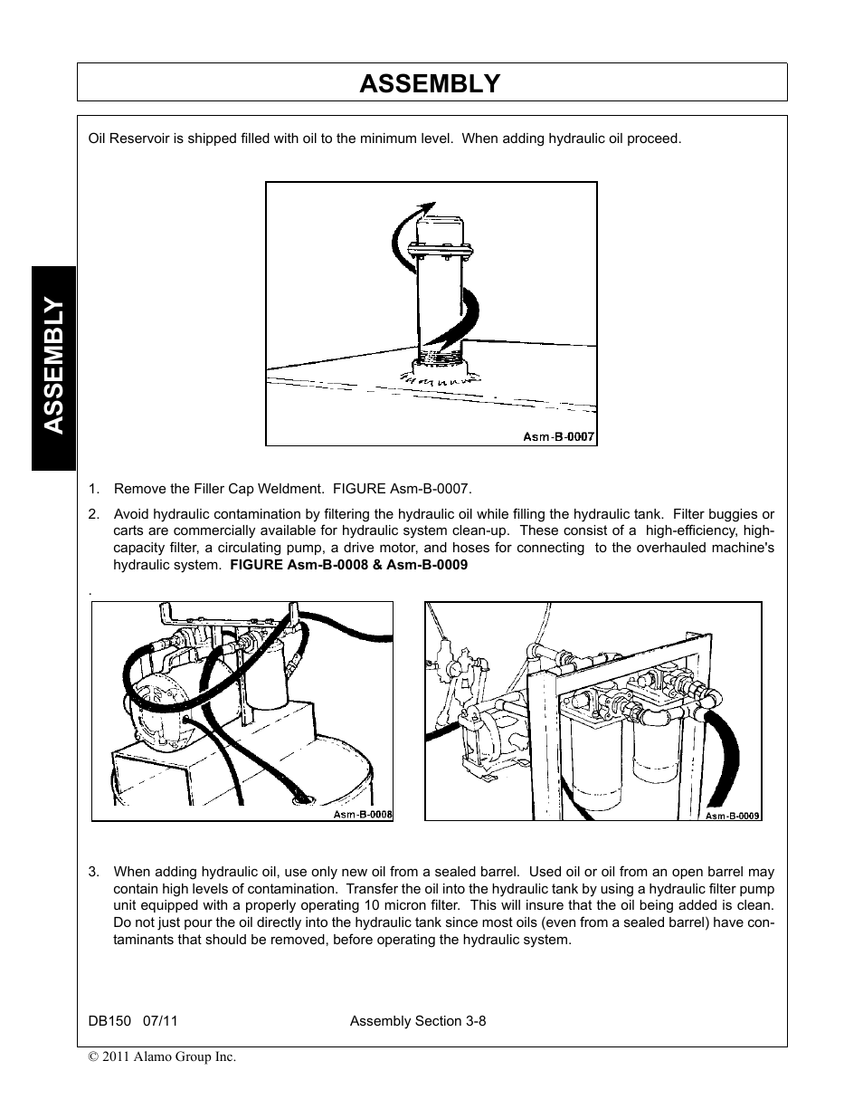 Assembly, Assembl y | Rhino Mounts BOOM ARM MOWER DB150 User Manual | Page 104 / 196
