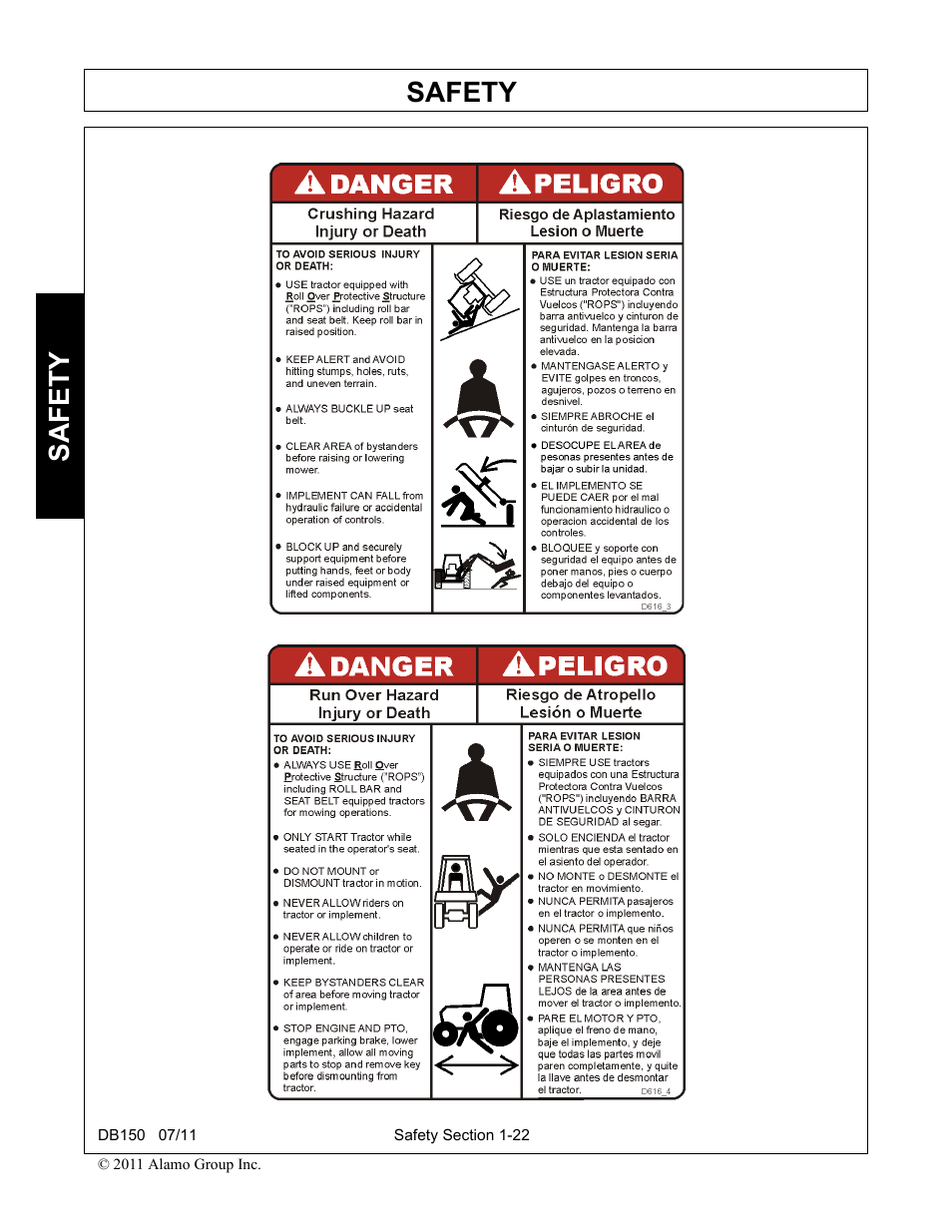 Safety | Rhino Mounts BOOM ARM MOWER DB150 User Manual | Page 30 / 196