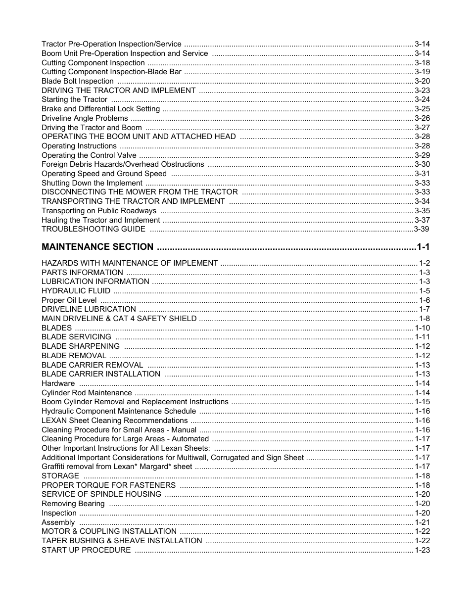 Rhino Mounts BOOM ARM MOWER DB150 User Manual | Page 8 / 196