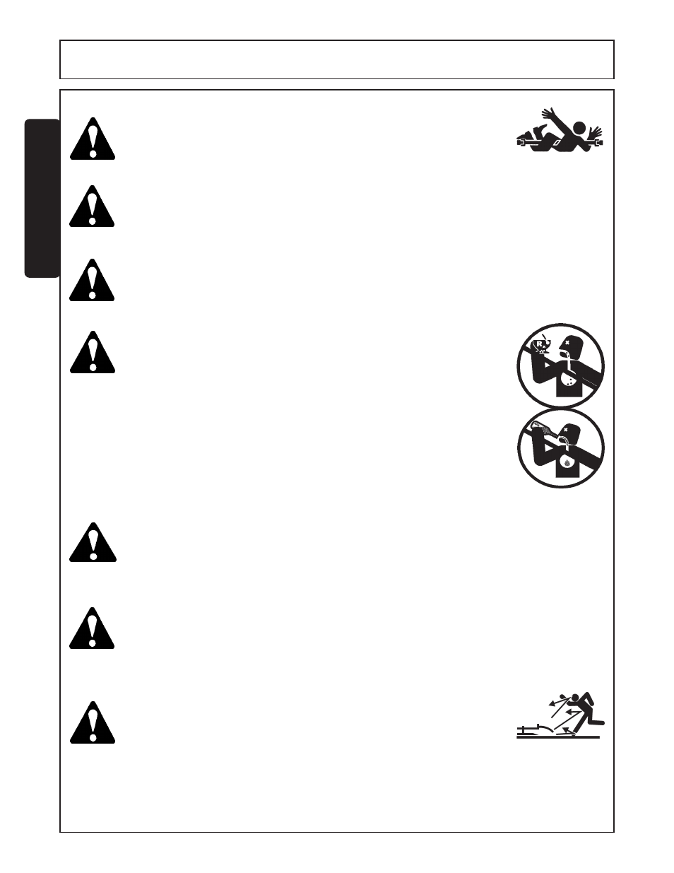 Safety | Rhino Mounts FINISHING MOWERS GK6072 User Manual | Page 12 / 98