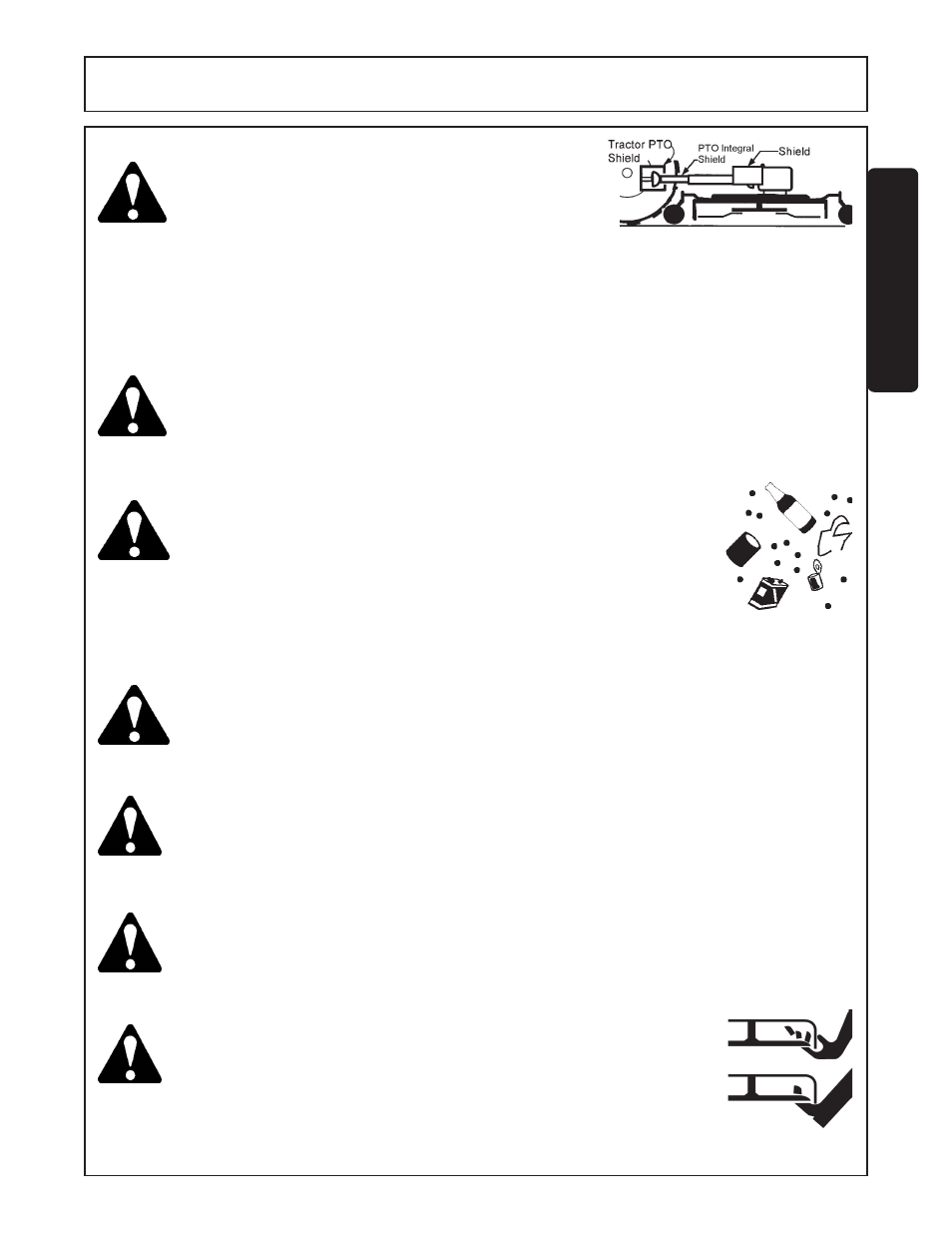 Safety | Rhino Mounts FINISHING MOWERS GK6072 User Manual | Page 13 / 98