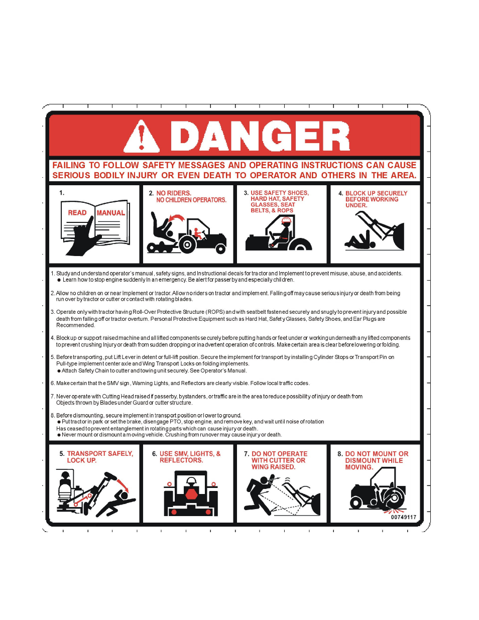 Rhino Mounts FINISHING MOWERS GK6072 User Manual | Page 2 / 98