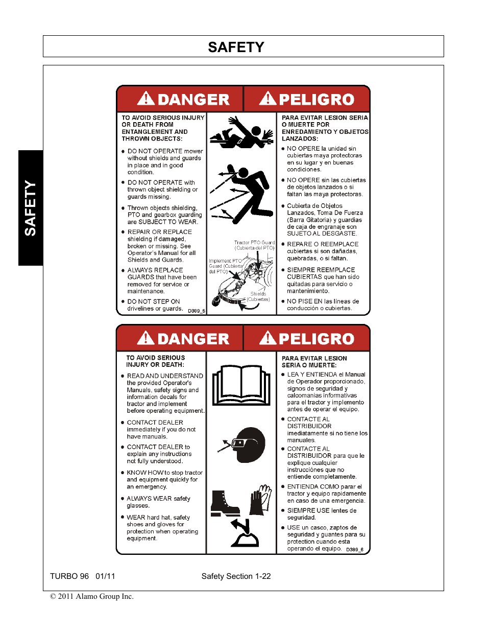 Safety | Rhino Mounts TURBO 96 User Manual | Page 32 / 202