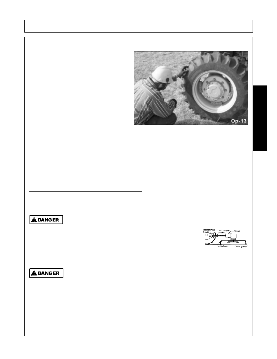 1 tractor pre-operation inspection/service, 2 mower pre-operation inspection/service, Operation | Opera t ion | Rhino Mounts NITRO FN20 User Manual | Page 109 / 168