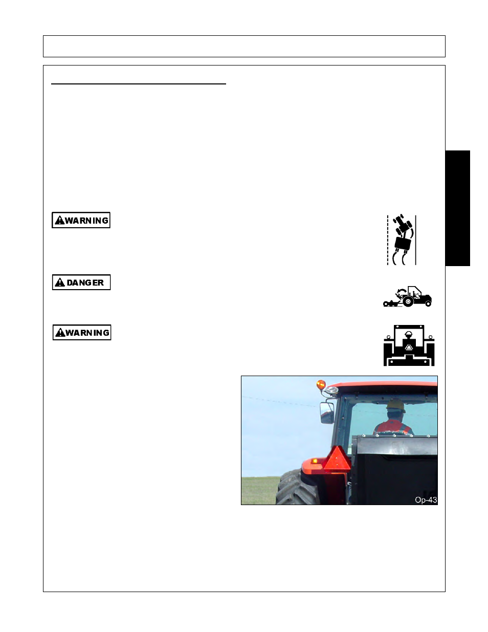 2 transporting on public roadways, Transporting on public roadways -45, Operation | Opera t ion | Rhino Mounts NITRO FN20 User Manual | Page 135 / 168